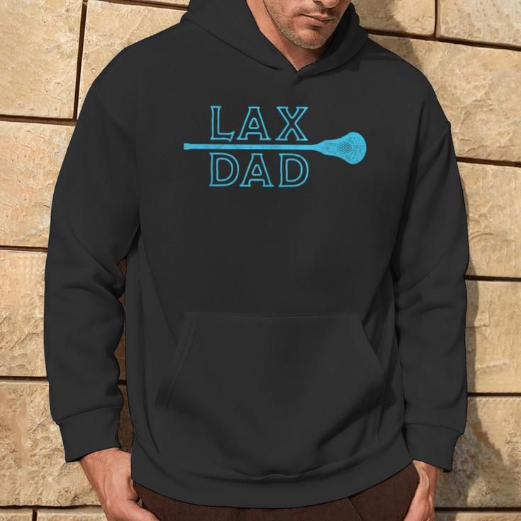 Lax Dad Lacrosse Stick Retro Fan Hoodie Lifestyle