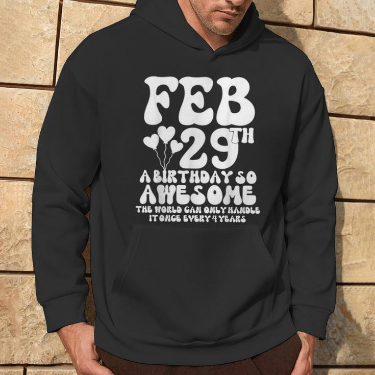 Leap Years Birthday 2024 Quote February 29Th Leap Day Hoodie Lifestyle
