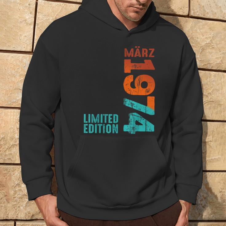 Legendär Seit März 1974 Geburtstag 1974 Limited Edition Hoodie Lebensstil