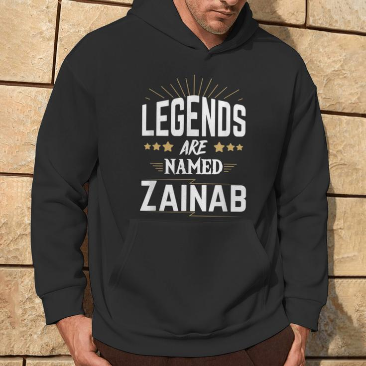 Legends Are Named Zainab Hoodie Lifestyle