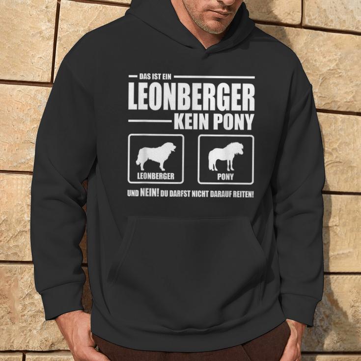 Leonberger Kein Pony Dog Dog Saying Dog Hoodie Lebensstil