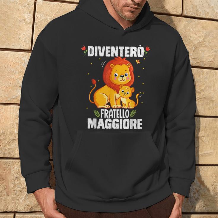 Leone Ich Bin Ein Großer Bruder Iventerò Fratello Maggiore Hoodie Lebensstil