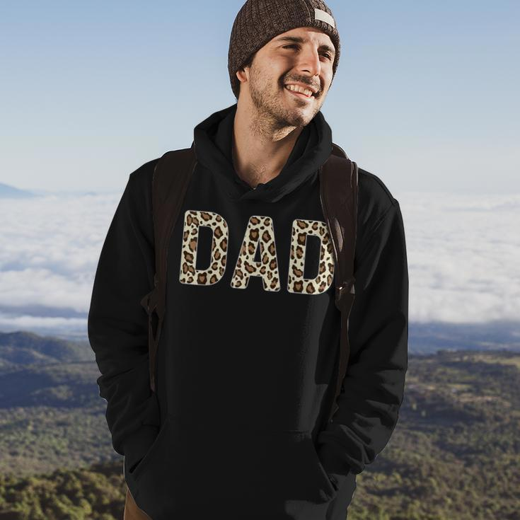 Leopard Pattern Dad Fathers Day Hoodie Lifestyle