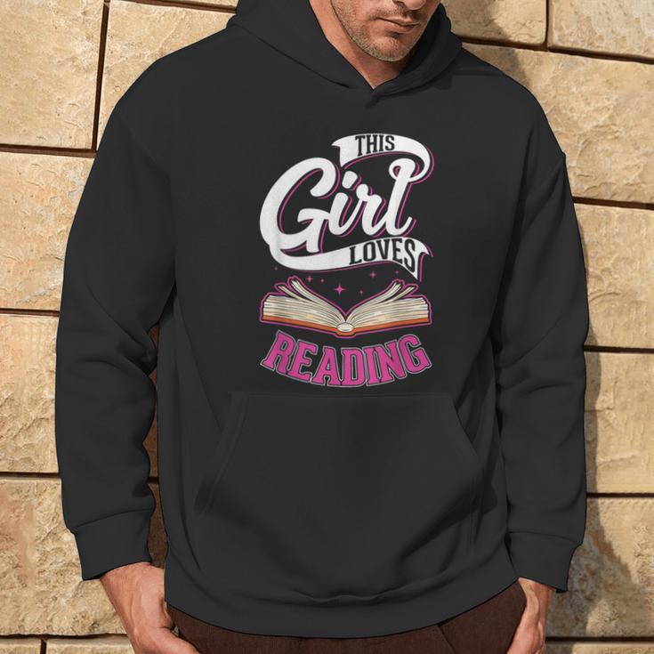 Leseratte Bücher Mädchen Bücherwurm Hoodie Lebensstil