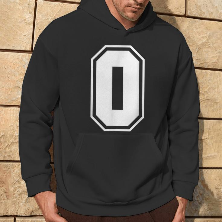 Letter O Number 0 Zero Alphabet Monogram Spelling Counting Hoodie Lifestyle