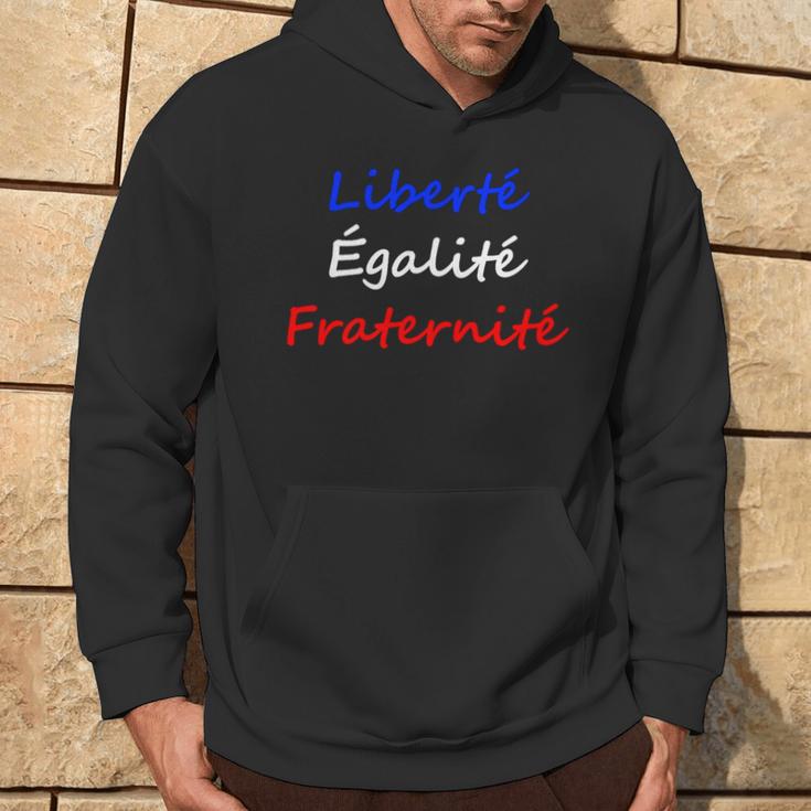 Liberte Egalite Fraternite French Slogan Republic Of France Hoodie Lifestyle