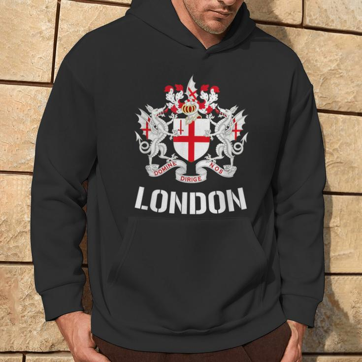 London City Crest Emblem Uk Britain Queen Elizabeth Hoodie Lifestyle