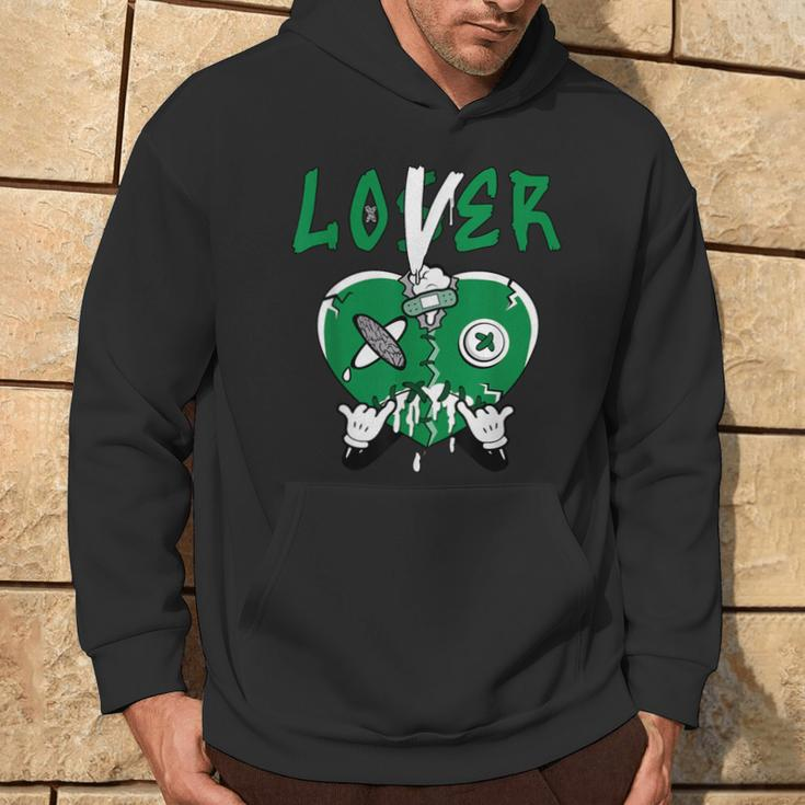 Loser Lover Drip Heart Lucky Green 3S Matching For Women Hoodie Lifestyle