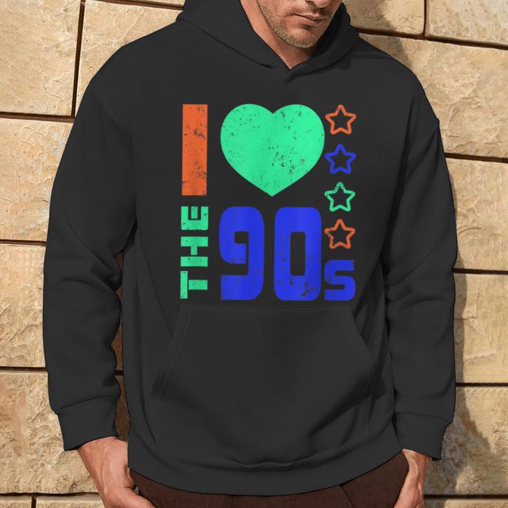 I Love The 90'S Fiesta De Los 90 De Estilo Retro Sudadera Estilo de vida