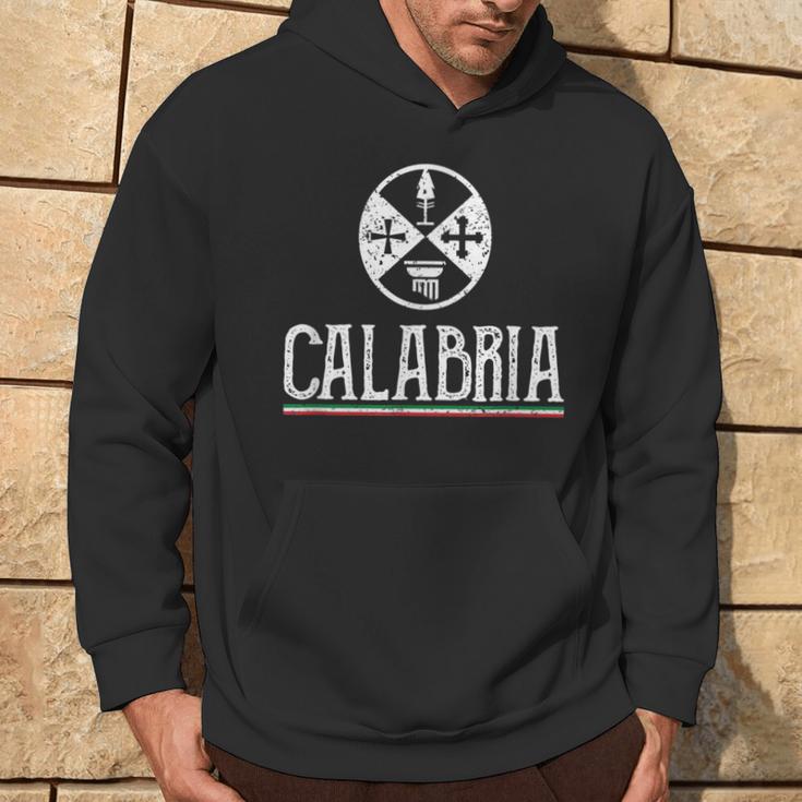 Love Calabria Flag Calabrese Pride Hoodie Lebensstil