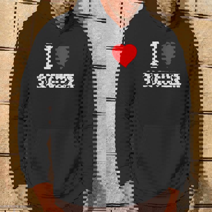 I Love Cooter Heart Cooter Lover Hoodie Lifestyle
