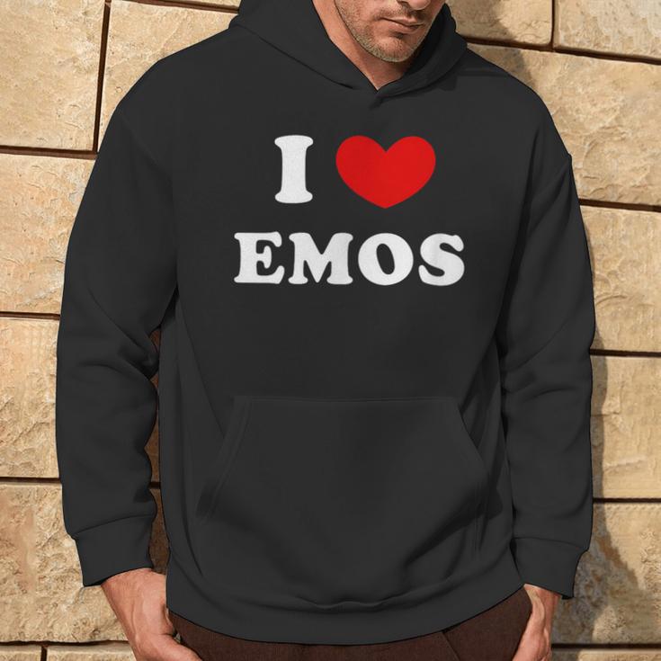 I Love Emos I Love Emos Kapuzenpullover Lebensstil