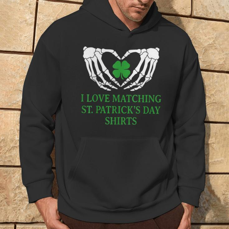 I Love Matching St Patrick's Day Couples Matching Hoodie Lifestyle