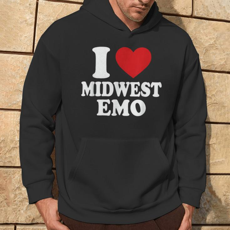 I Love Midwest Emo Hoodie Lifestyle