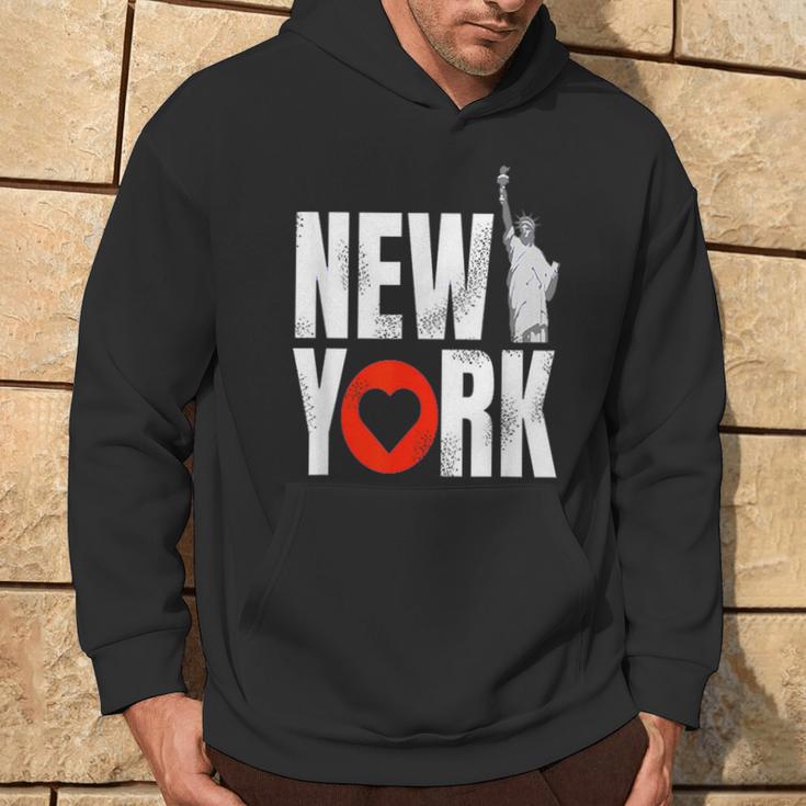 I Love New York City Statue Of Liberty America Souvenirs Hoodie Lifestyle