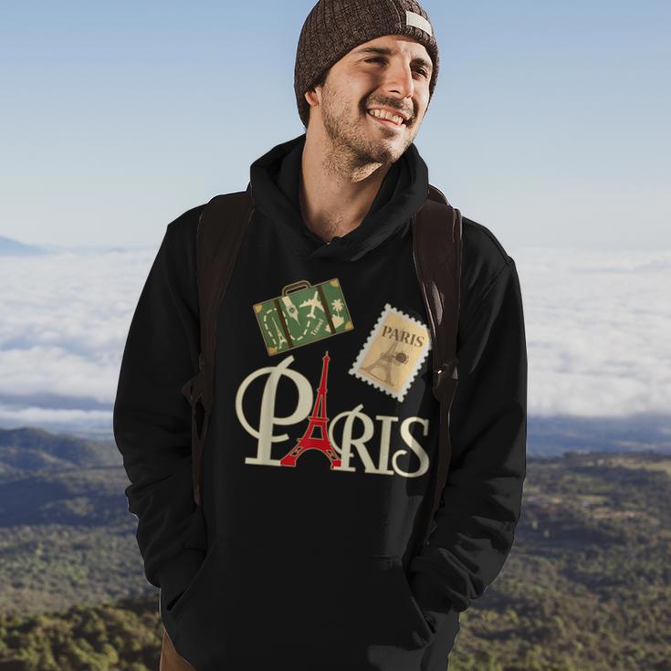 I Love Paris French Vintage Souvenir For Traveler Hoodie Lifestyle