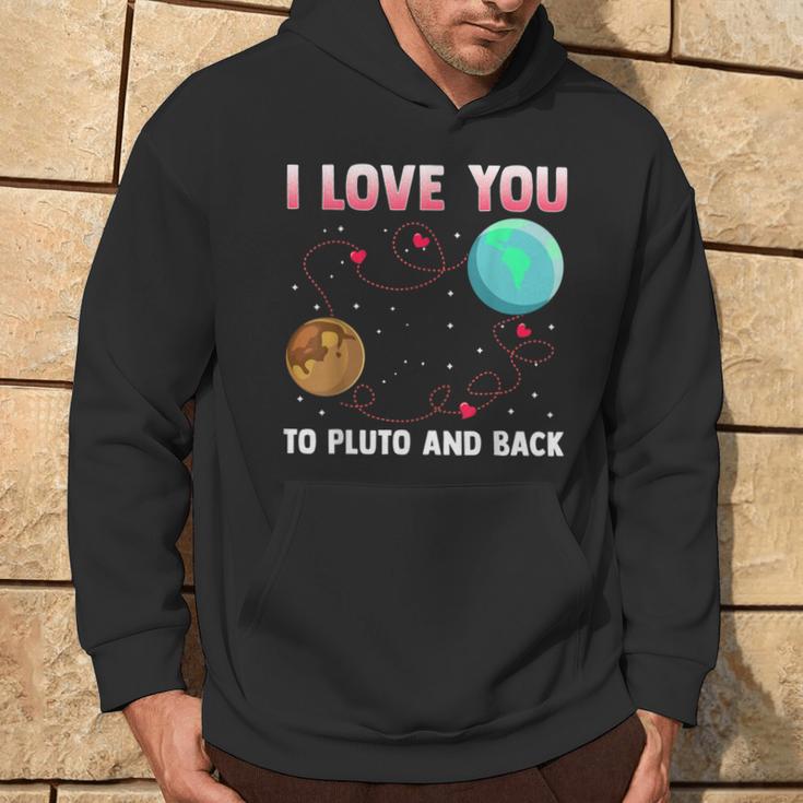 I Love You To Pluto And Back Pluto Never Forget Hoodie Lifestyle