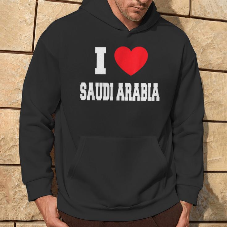 I Love Saudi Arabia Kapuzenpullover Lebensstil