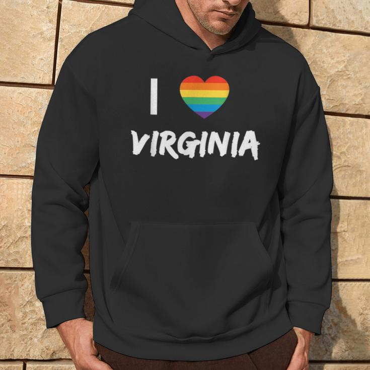 I Love Virginia Gay Pride Lbgt Hoodie Lifestyle