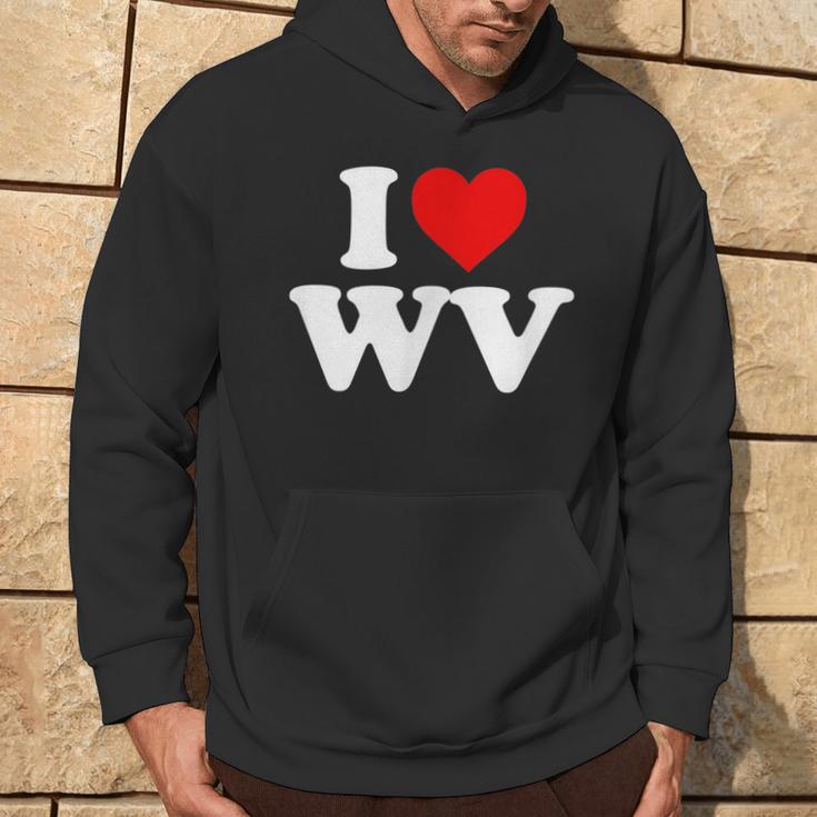 I Love Wv Heart West Virginia Hoodie Lifestyle