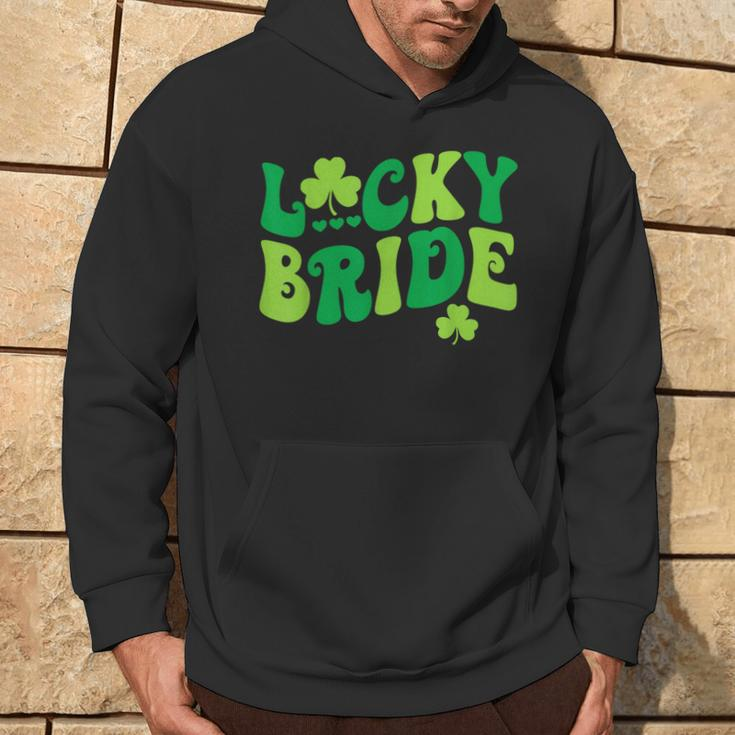 Lucky Bride Groom Couples Matching Wedding St Patrick's Day Hoodie Lifestyle