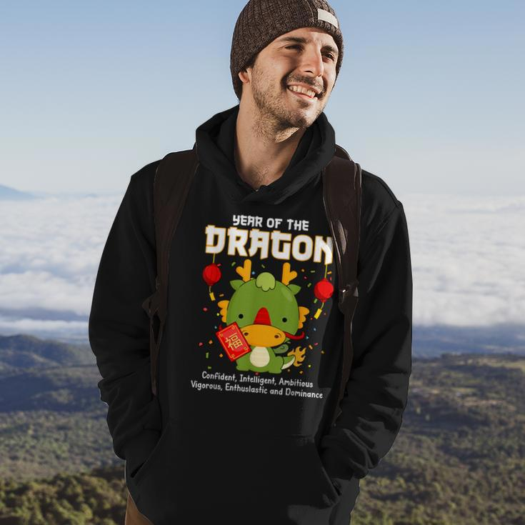Lunar New Year The Year Of The Dragon Confident Intelligent Hoodie Lifestyle