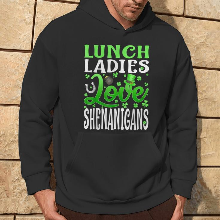Lunch Lady Love Shenanigans St Patrick's Day Hoodie Lifestyle
