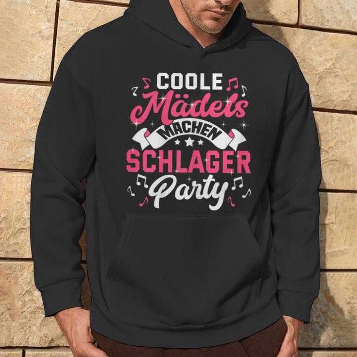 Lustig Frauen Musik Coole Mädels Machen Schlager Party Hoodie Lebensstil