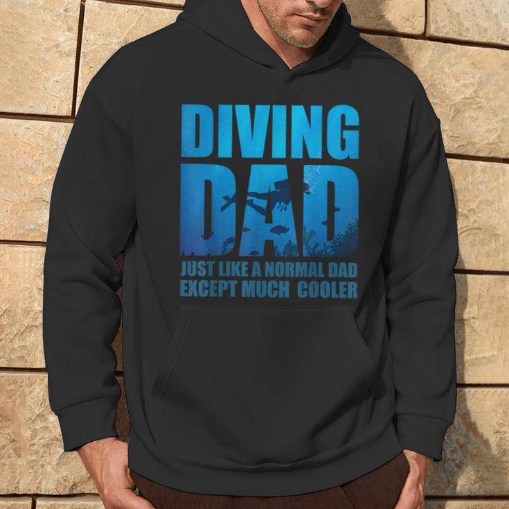Lustiges Taucher-Hoodie für Väter, Diving Dad Cooler Spruch Lebensstil
