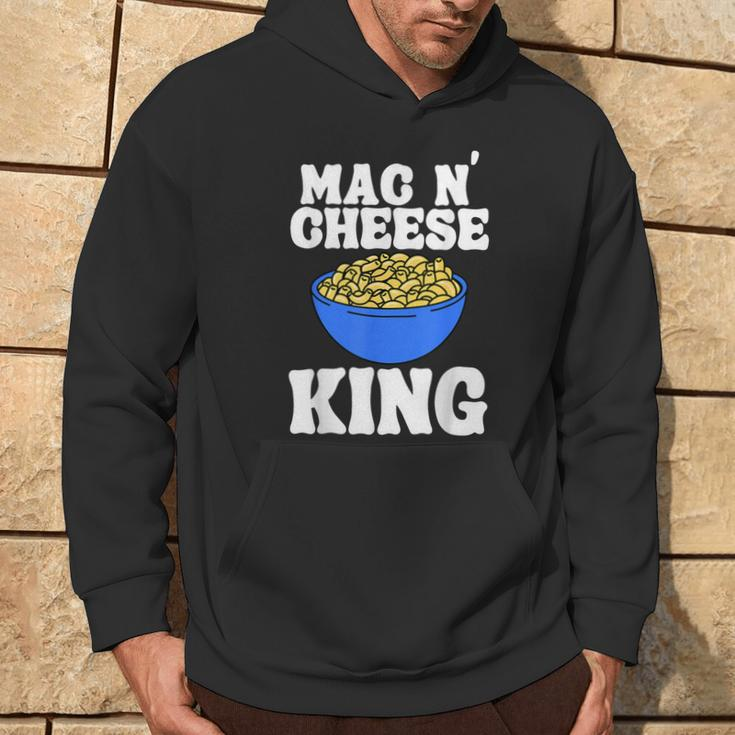 Mac N' Cheese King Macaroni Comfort Food Pasta Lover Hoodie Lifestyle