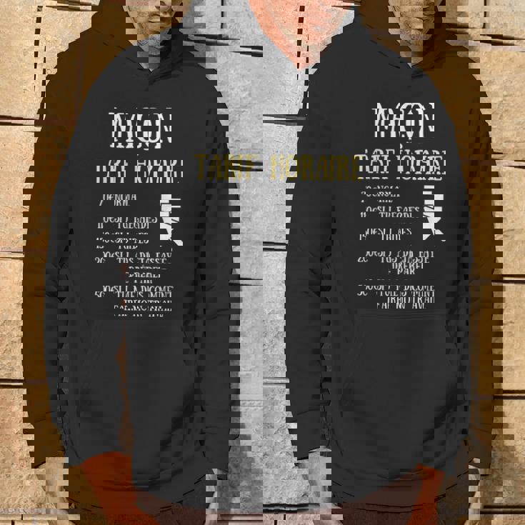 Sweat Coton Métier Sweat à Capuche Maçon Humour - Dicton Drôle