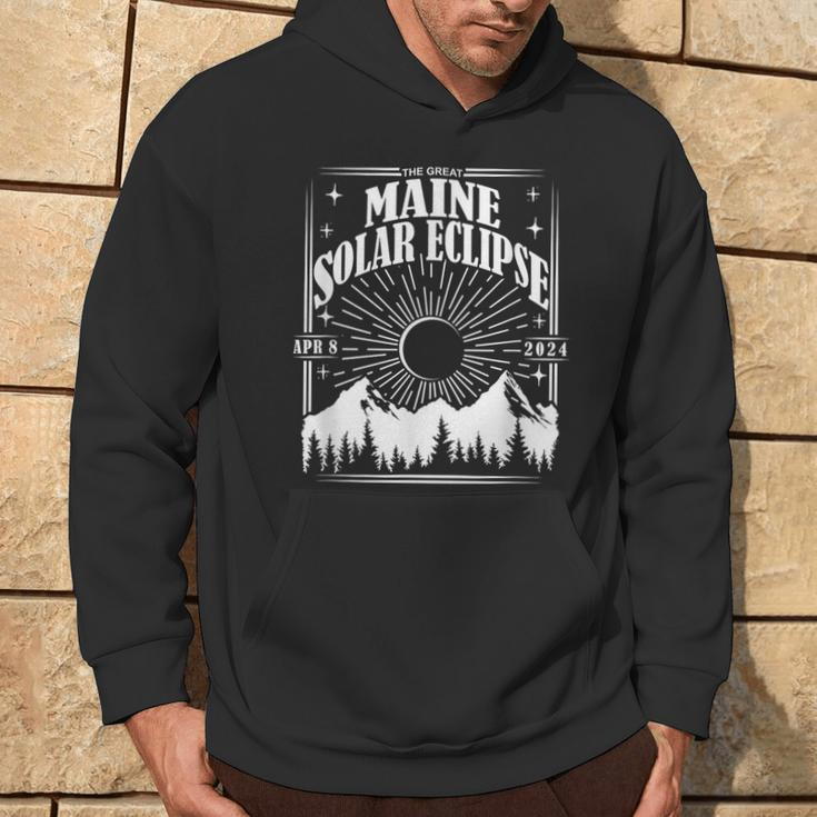 Maine Total Solar Eclipse 2024 Astrology Event Hoodie Lifestyle