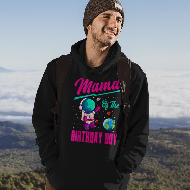 Mama Of The Birthday Boy Space Party Planet Astronaut Bday Hoodie Lifestyle