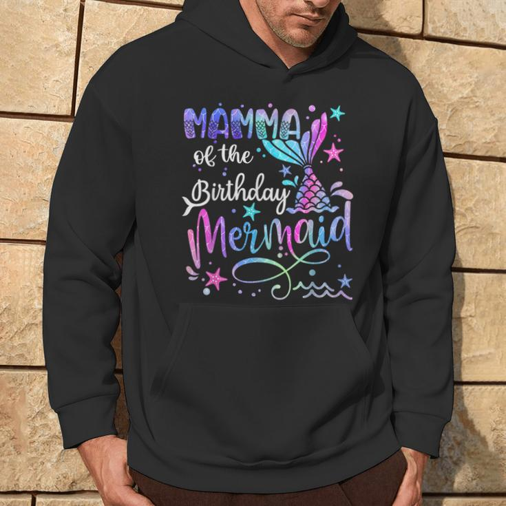 Mamma Of The Birthday Mermaid Matching Family Father's Day Hoodie Lifestyle