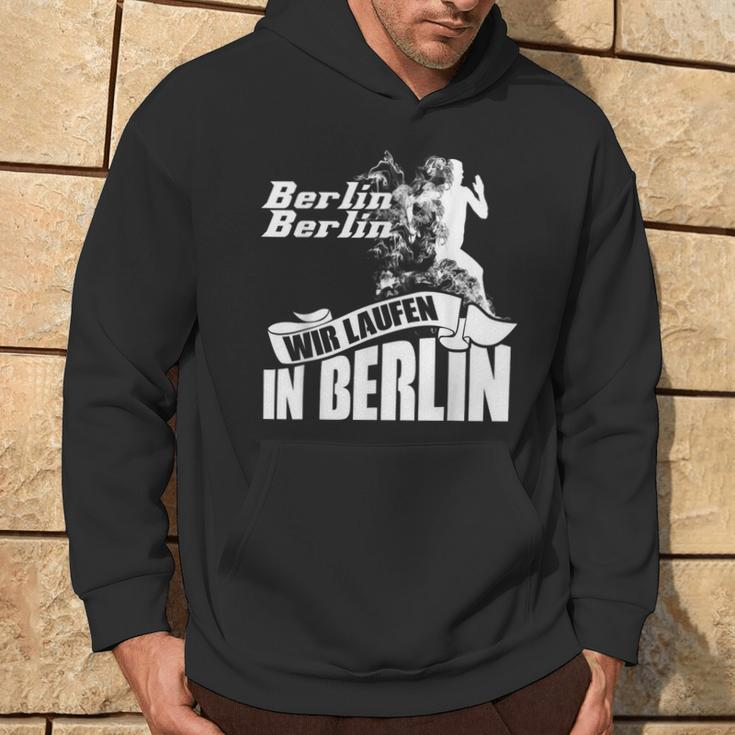 Marathon Berlin Motif Running Vent Clothing Athletes Runner Hoodie Lebensstil