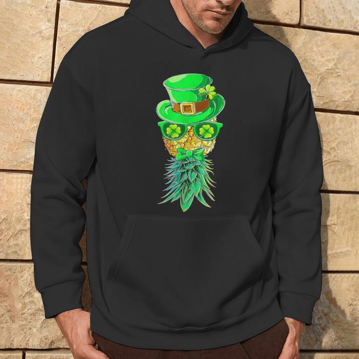 Mask Swinger Upside Down Pineapple St Patrick's Day Hoodie Lifestyle