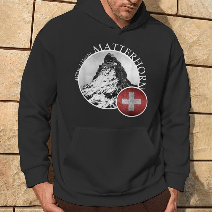 Matterhorn Zermatt Switzerland Alps Hoodie Lebensstil