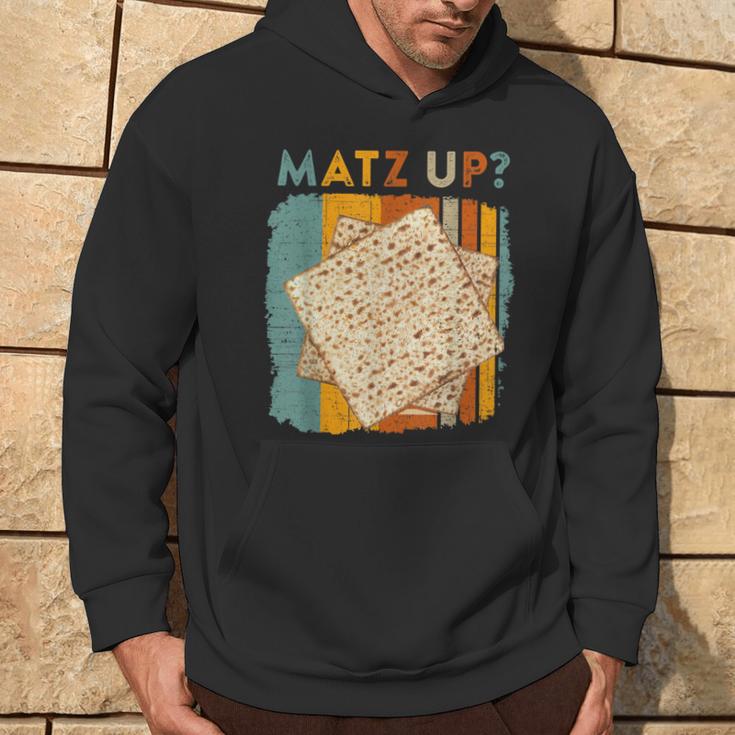 Matz Up Matzo Slang Wassup What's Up Wuzzup Pessah Sweat à capuche Lifestyle