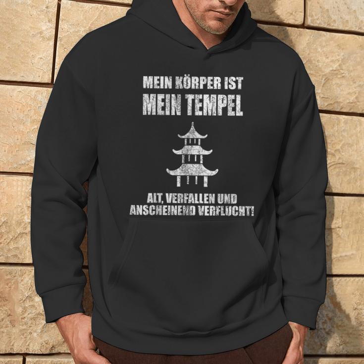 Mein Körper Ist Mein Temple Alt Ferrucht Kapuzenpullover Lebensstil