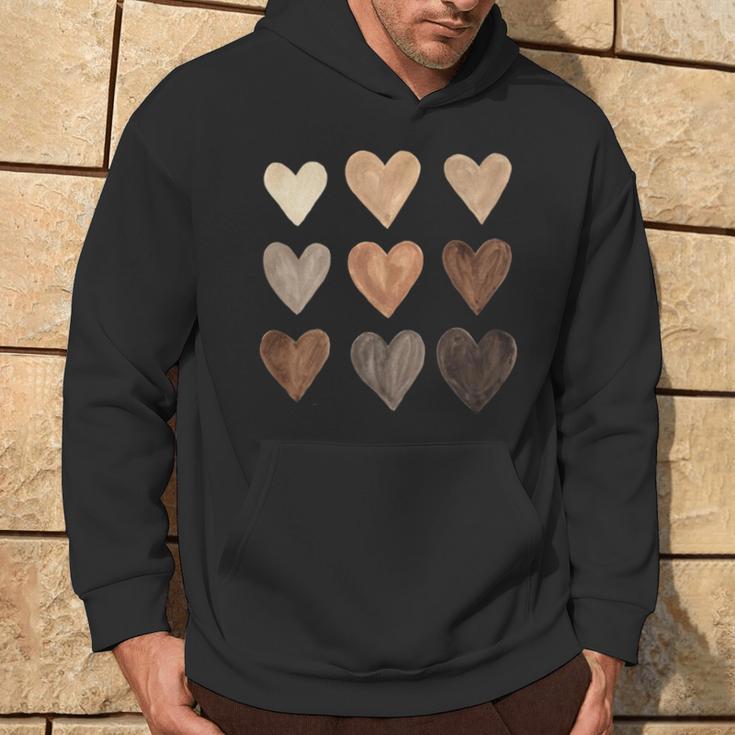 Melanin Hearts Social Justice Equality Unity Protest Hoodie Lifestyle