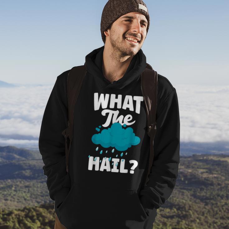 Meteorology Weathercaster Meteorologist What The Hail Hoodie Lifestyle