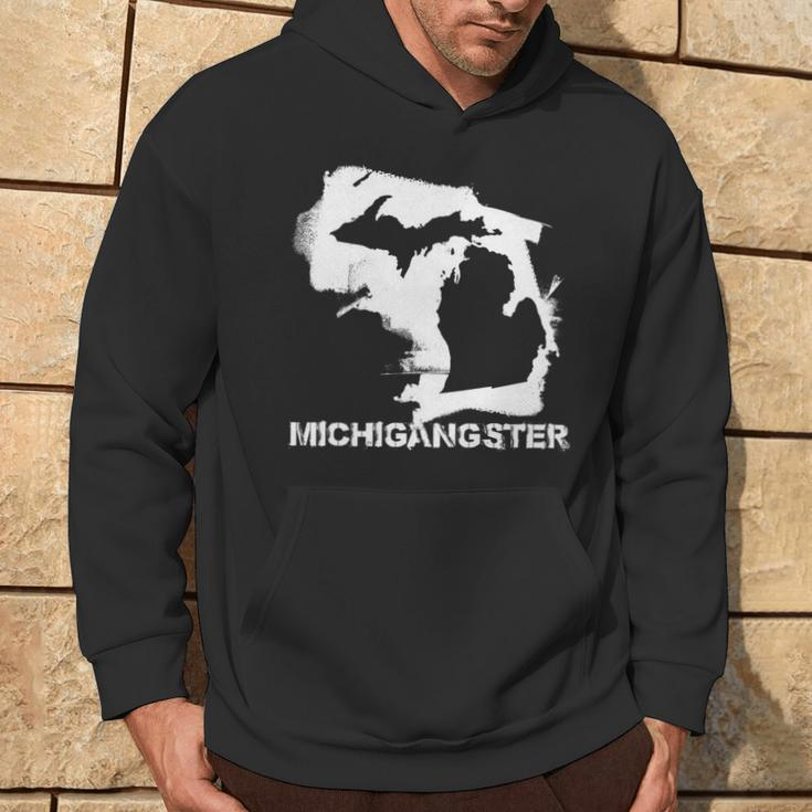 Michigangster Michigan Hoodie Lifestyle