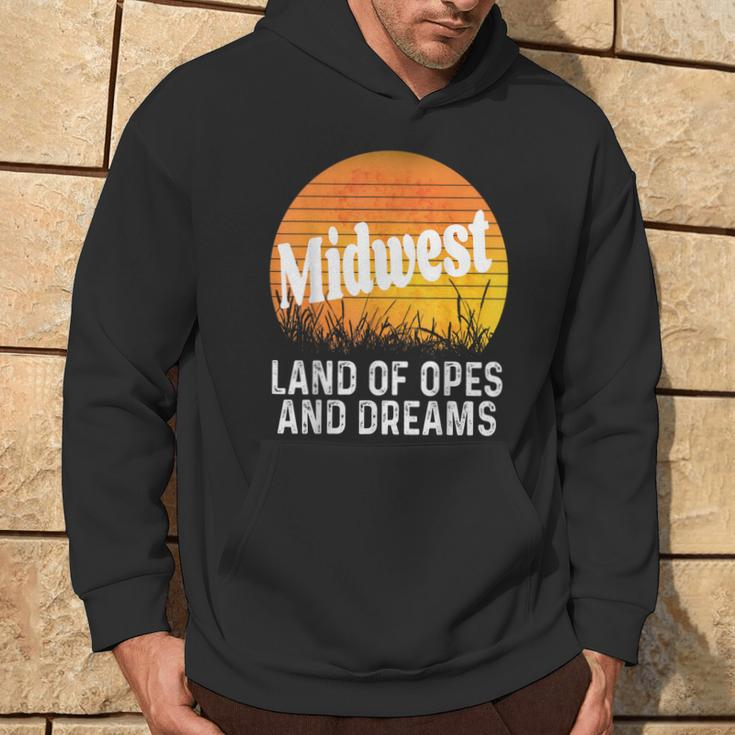 Midwest Land Of Opes And Dreams Ope Sunset Field Hoodie Lifestyle