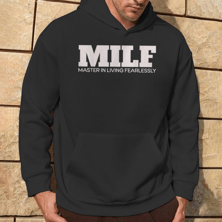 Milf Definition Master In Living Fearlessly Hoodie Lifestyle