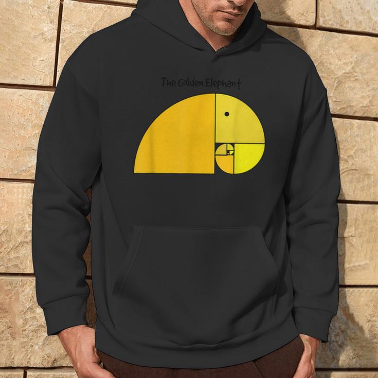 Minimalistisches Geometrisches Elefanten-Design Unisex Hoodie, Stilvolles Mode-Tee Lebensstil