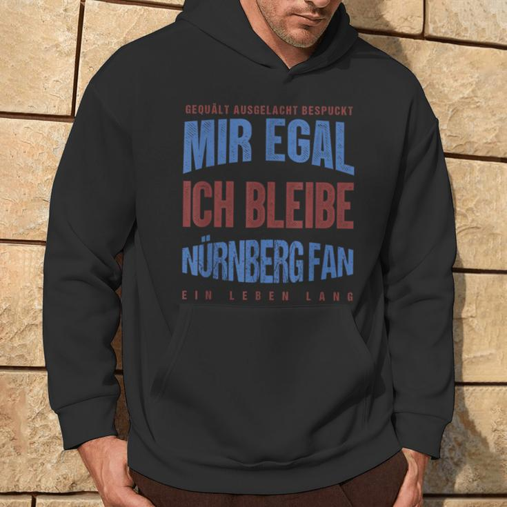 Mir Egal Ich Bleibe Nuremberg Fan Football Fan Kapuzenpullover Lebensstil