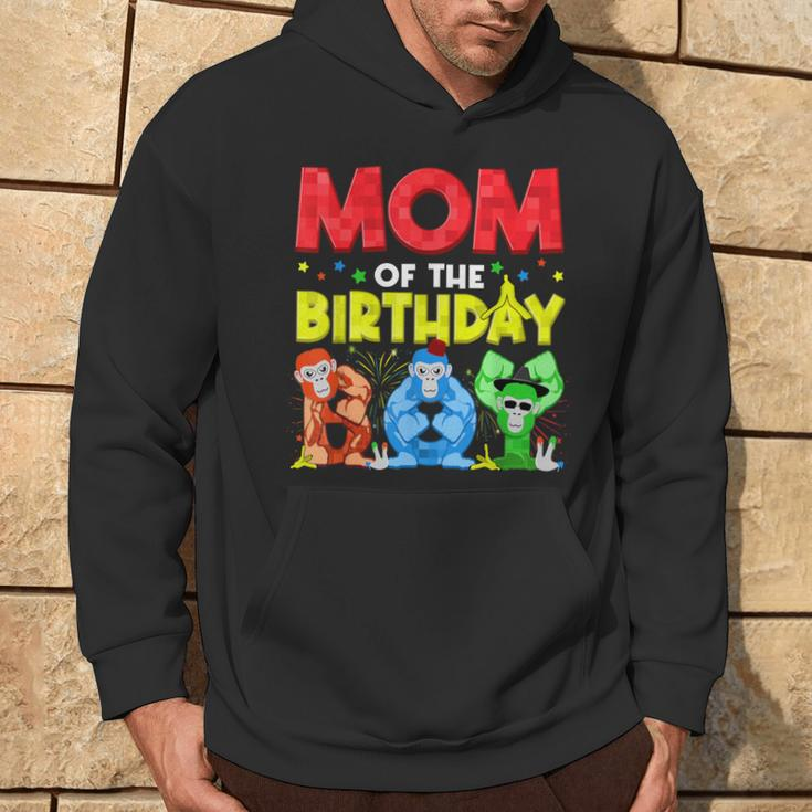 Mom And Dad Birthday Boy Gorilla Game Family Matching Hoodie Lifestyle