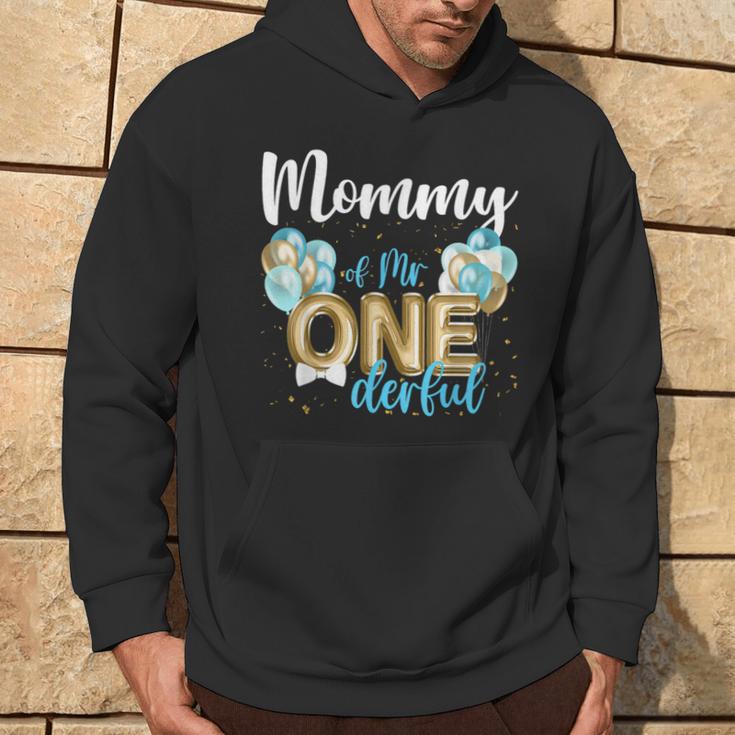 Mommy Of Mr Onederful 1St Birthday First One-Derful Matching Hoodie Lifestyle