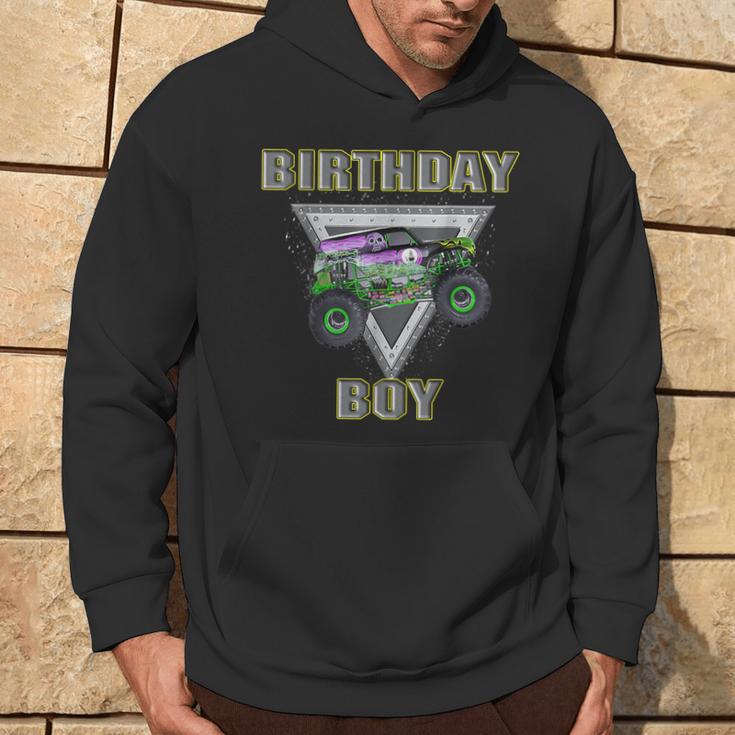 Monster Truck Birthday Boy Monster Truck Are My Jam Lovers Hoodie Lifestyle