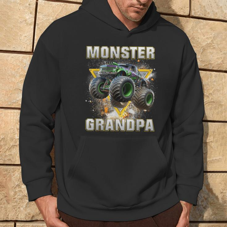 Monster Truck Are My Jam Monster Truck Grandpa Hoodie Lifestyle